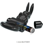 PRETTY LOVE - EXCITING RING RABBIT VIBRATOR RING 10 VIBRATIONS BLACK - Bild 4