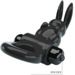 PRETTY LOVE - EXCITING RING RABBIT VIBRATOR RING 10 VIBRATIONS BLACK - Bild 5