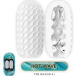 PRETTY LOVE - HOT WAVE SILICONE MALE MASTURBATOR WHITE - Bild 2