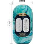 PRETTY LOVE - HOT WAVE SILICONE MALE MASTURBATOR WHITE - Bild 3