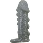 PRETTY LOVE - REALISTIC PENIS ENLARGER AND DELAY SLEEVE GREY - Bild 2