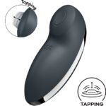 SATISFYER - TAP & CLIMAX 2 VIBRATOR & STIMULATOR GREY
