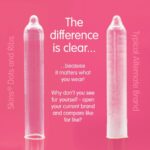 SKINS - DOTS & RIBS PREMIUM CONDOMS PACK 8 - Bild 3