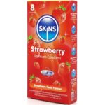 SKINS - STRAWBERRY PREMIUM CONDOMS PACK 8 - Bild 2