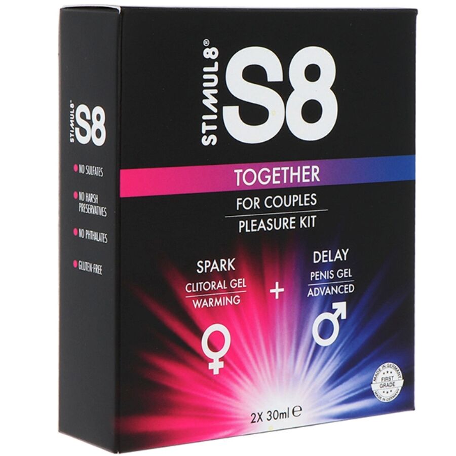 STIMUL8 - S8 TOGETHER COUPLE KIT 2 X 30 ML STIMUL8 - S8 TOGETHER COUPLE KIT 2 X 30 ML