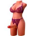 XISE - MIAH LADY BOY FEMALE TORSO WITH DILDO WITH VIBRATION AND THRUSTING 55 CM - Bild 4