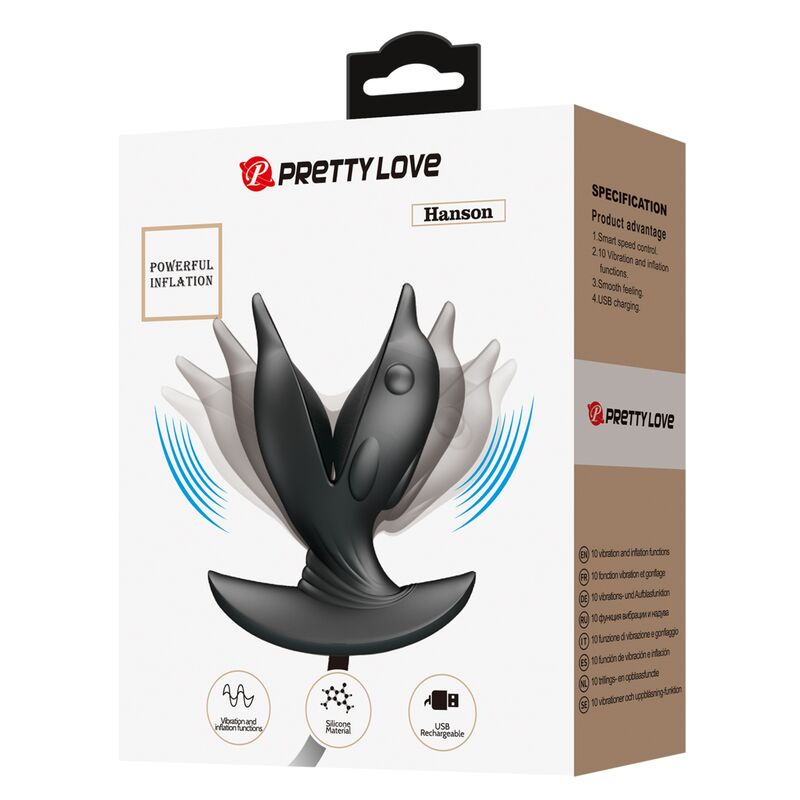 img_158355_357b9ff2cb1d9bb8fdfabfe0c228a5ce_1 PRETTY LOVE - INFLATABLE & RECHARGEABLE DELFIN ANAL PLUG - Bild 1