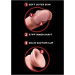KING COCK - PLUS 3D DILDO SWINGING BALLS 15.2 CM LIGHT SKIN - Bild 6