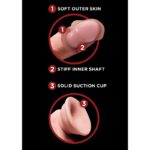 KING COCK - PLUS 3D DILDO SWINGING BALLS 20.3 CM - Bild 6
