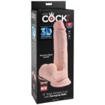 KING COCK - PLUS 3D DILDO SWINGING BALLS 20.3 CM - Bild 7