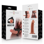 INTENSE - HOLLOW HARNESS WITH DILDO 16 X 3 CM - Bild 8