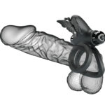 PRETTY LOVE - DOUBLE VIBRATING RING WITH BLACK STIMULATOR - Bild 7