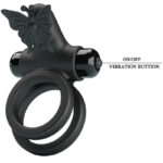 PRETTY LOVE - DOUBLE VIBRATING RING WITH BLACK STIMULATOR - Bild 9