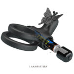 PRETTY LOVE - DOUBLE VIBRATING RING WITH BLACK STIMULATOR - Bild 8
