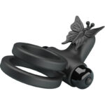 PRETTY LOVE - DOUBLE VIBRATING RING WITH BLACK STIMULATOR - Bild 6