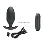 PRETTY LOVE - KELLY PLUG ANAL RECHARGEABLE VIBRATOR BLACK - Bild 10