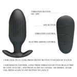 PRETTY LOVE - KELLY PLUG ANAL RECHARGEABLE VIBRATOR BLACK - Bild 9