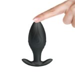 PRETTY LOVE - REGINA ANAL PLUG RECHARGEABLE VIBRATOR BLACK - Bild 6