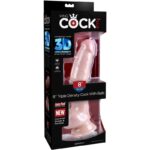 KING COCK - TRIPLE DENSITY DILDO 18.4 CM - Bild 8