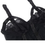 SUBBLIME - TEDDY WITH GARTER STRAP DETAIL CHEST BLACK S/M - Bild 8