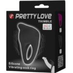PRETTY LOVE - THIMBLE VIBRATOR RING BLACK - Bild 8