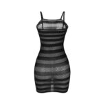 SUBBLIME - 951733 FISHNET DRESS WITH BLACK STRIPES ONE SIZE - Bild 6
