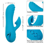 CALEXOTICS - SUNSET BEACH SEDUCER VIBRATOR & STIMULATOR 10 FUNCTIONS BLUE - Bild 9