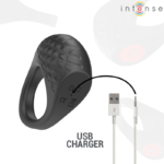 INTENSE - CLOVER VIBRATOR PENIS RING 10 VIBRATIONS BLACK - Bild 7