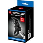 PRETTY LOVE - EXCITING RING RABBIT VIBRATOR RING 10 VIBRATIONS BLACK - Bild 6
