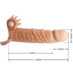 PRETTY LOVE - CONNOR PENIS SLEEVE + CLITORIS STIMULATOR FLESH - Bild 6