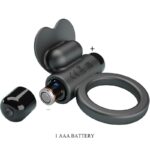 PRETTY LOVE - DEBONAIRE VIBRATING RING RABBIT 10 VIBRATIONS BLACK - Bild 6