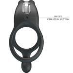 PRETTY LOVE - SETH DOUBLE VIBRATING RING RABBIT 7 VIBRATIONS BLACK - Bild 7