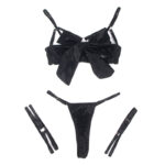 SUBBLIME - 955199 BRA SET WITH ADJUSTABLE BLACK BOW S/M - Bild 7