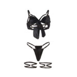 SUBBLIME - 955199 BRA SET WITH ADJUSTABLE BLACK BOW S/M - Bild 8