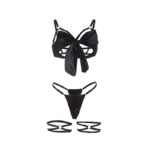 SUBBLIME - 955205 BRA SET WITH ADJUSTABLE BLACK BOW L/XL - Bild 8