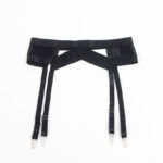 SUBBLIME - 955236 BLACK BONDAGE BRA WITH GARTER SET S/M - Bild 8