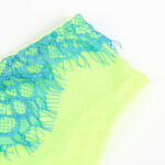 SUBBLIME - 955311 SET OF BRA WITH LACE AND GARTER LINES GREEN AND BLUE S/M - Bild 9