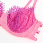 SUBBLIME - 955359 SET OF BRA WITH LACE AND GARTER LINKS PINK AND PURPLE S/M - Bild 10
