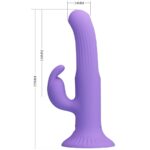 PRETTY LOVE - KILLMOULIS RABBIT VIBRATOR 12 VIBRATION MODES PURPLE - Bild 6