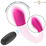 INTENSE - JANET DUAL U-SHAPED STIMULATOR AND VIBRATOR WITH REMOTE CONTROL PINK - Bild 5