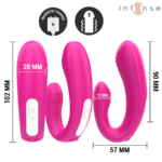 INTENSE - JANET DUAL U-SHAPED STIMULATOR AND VIBRATOR WITH REMOTE CONTROL PINK - Bild 4