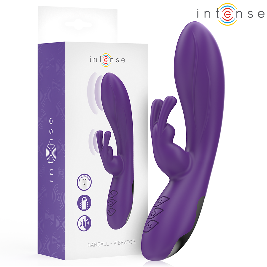 img_214035_2f5c1e9ee9c69b34b92b37ba31171498_1 INTENSE - RANDALL RABBIT VIBRATOR 10 VIBRATIONS PURPLE - Bild 1