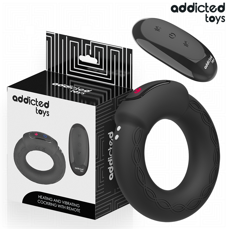 img_216317_1de1d8691d6c5e9747f48658f1e94ddc_1 ADDICTED TOYS - HEATING EFFECT VIBRATING COCK RING REMOTE CONTROL - Bild 1