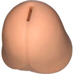 DIABLO PICANTE - PIGGY BANK IN THE SHAPE OF A GLANS LIGHT TONE