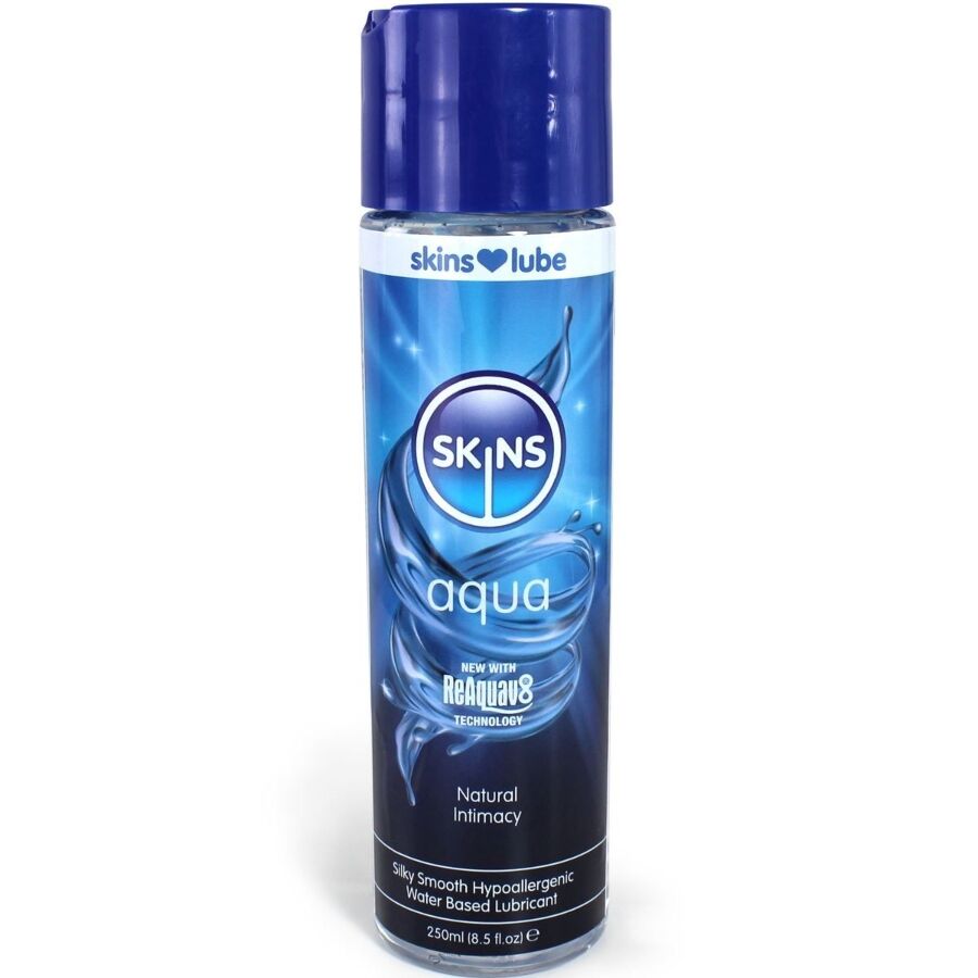 img_217160_442c7bfa04814b08b889951f0ba9146f_1 SKINS - AQUA WATER-BASED LUBRICANT 250 ML - Bild 1