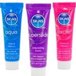 SKINS - VITAL LUBES KIT AQUA, SUPERSLIDE & EXCITE LUBRICANTS 3 x 12 ML - Bild 2