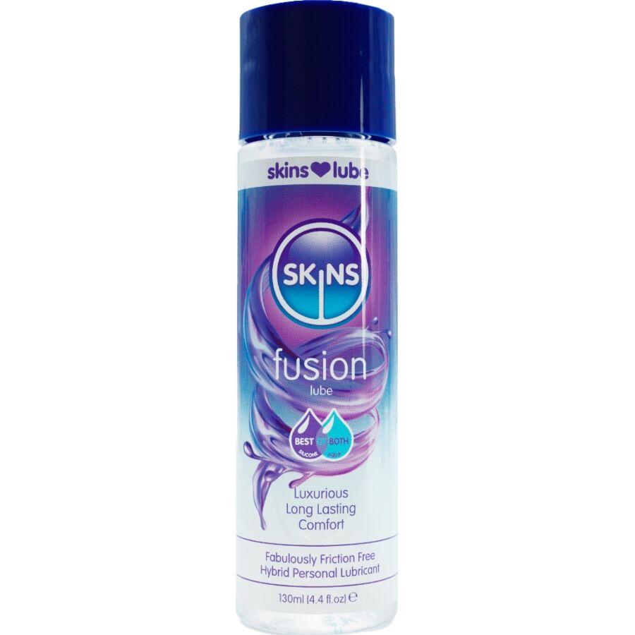 img_217184_bf650d60b5e5e74b929901b766375416_1 SKINS - FUSION HYBRID WATER & SILICONE-BASED LUBRICANT 130 ML - Bild 1
