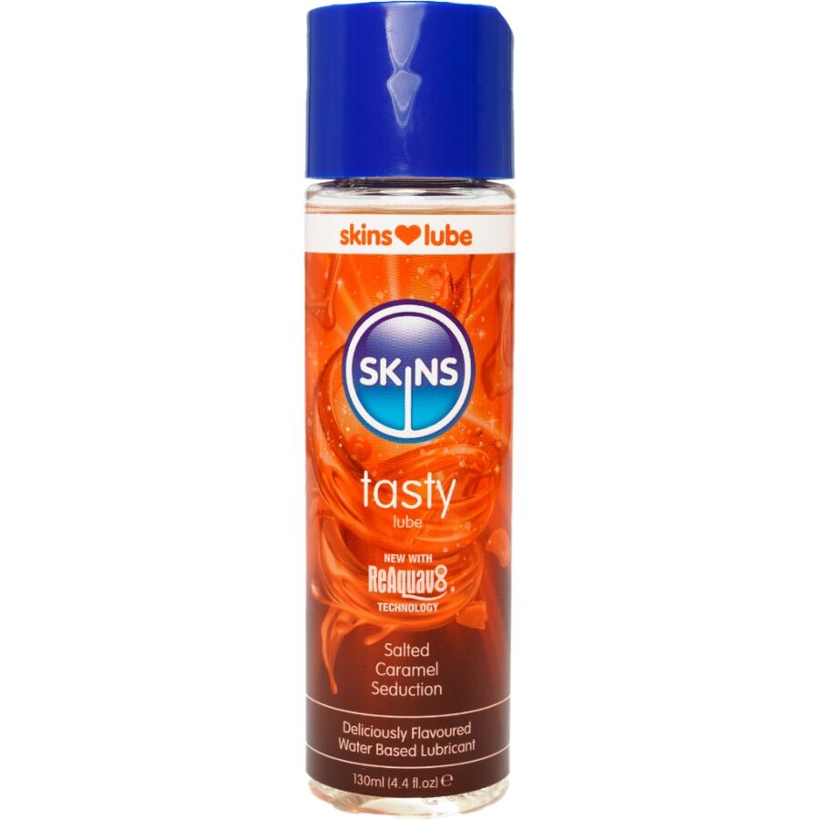 img_217188_54f71e204855187741dd3233097be36d_1 SKINS - TASTY WATER-BASED LUBRICANT SALTED CARAMEL 130 ML - Bild 1