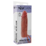 GET REAL - HYDRATED SKIN SILICONE PENIS SLEEVE CARAMEL 16 CM - Bild 5