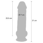 GET REAL - DELUXE REALISTIC PENIS WITH TESTICLES EXTRA THICK 31 CM - Bild 5